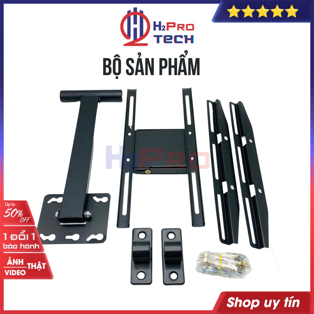 Giá Treo Tivi Xoay, Giá Treo Tv Góc Đa Năng Kawa VH209 Cao Cấp, Áp Dụng Tivi 25-46In Màn Phẳng, Xoay 360 Độ-H2Pro Tech