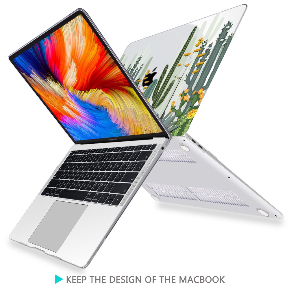 Vỏ bọc máy tính xách tay Macbook Pro 13&quot; 15&quot; Air 13&quot; 11 in hình dễ thương