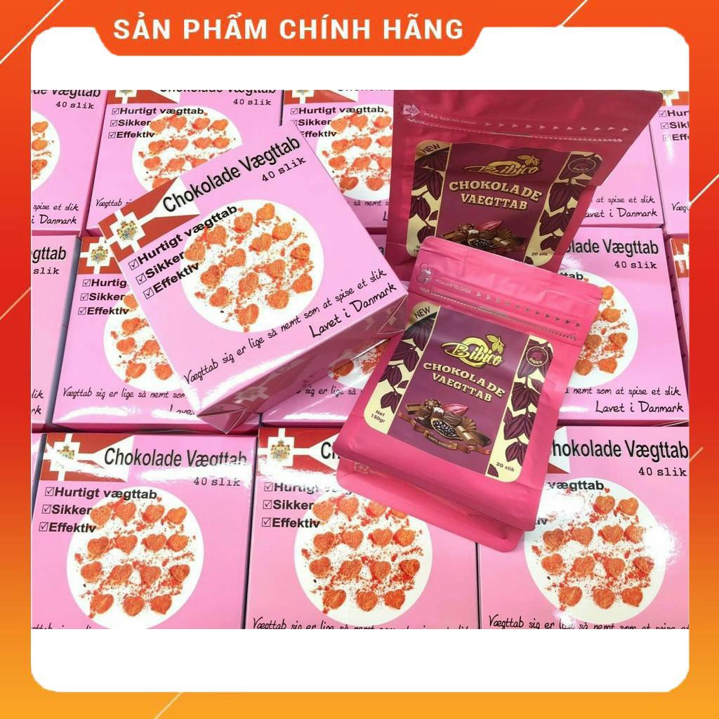 Kẹo socola giảm cân Chokolade Vaegttab, bản mới màu hồng [chính hãng]