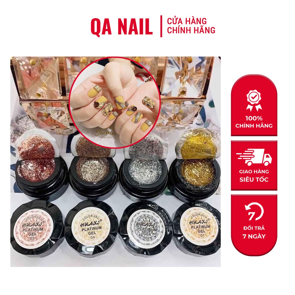 Gel Nhũ Metan Huaxi Nhũ Viền Siêu Sáng Metan