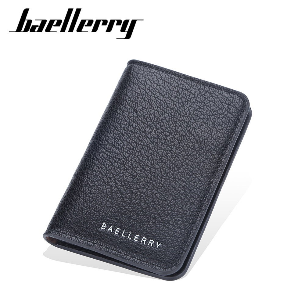 Baellerry Ví Da Đựng Thẻ Nhiều Ngăn Thời Trang Cho Nam