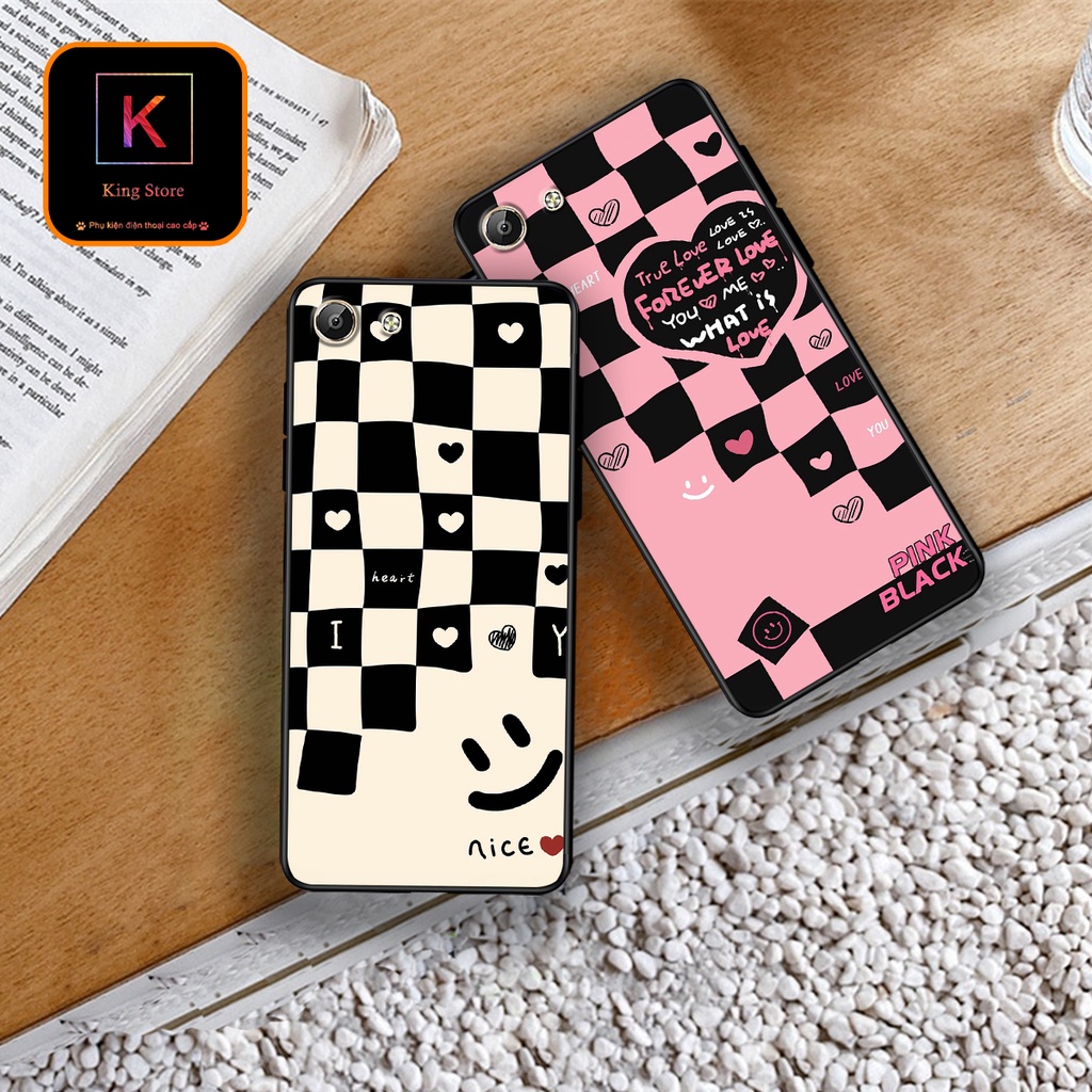 Ốp lưng Vivo Y66 - Vivo Y67 - Vivo Y75 - Ốp in hình họa tiết caro bền, đẹp