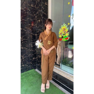Đồ Lam Đi Chùa # 1 Nút Size 45-70 kí