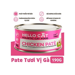 [Xả Kho][Date xa]Pate Mèo Hello Cat Lon 190g