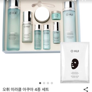 Set ohui thu nhỏ lỗ chân lông Ohui Miracle Aqua special
