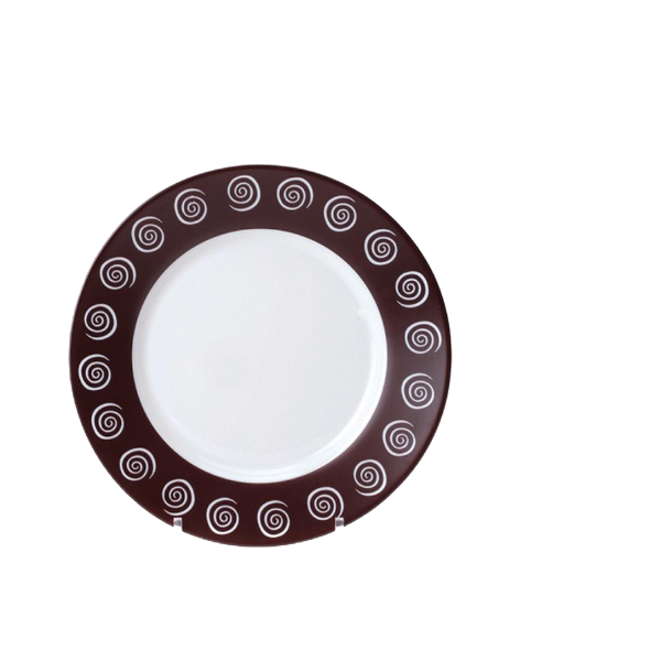 Đĩa thủy tinh Luminarc Sirocco Brown (hàng Pháp)