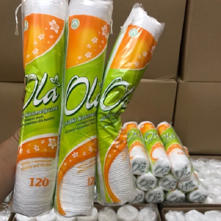 Bông tẩy trang Ola 150 miếng Cotton Pads (Ba Lan)