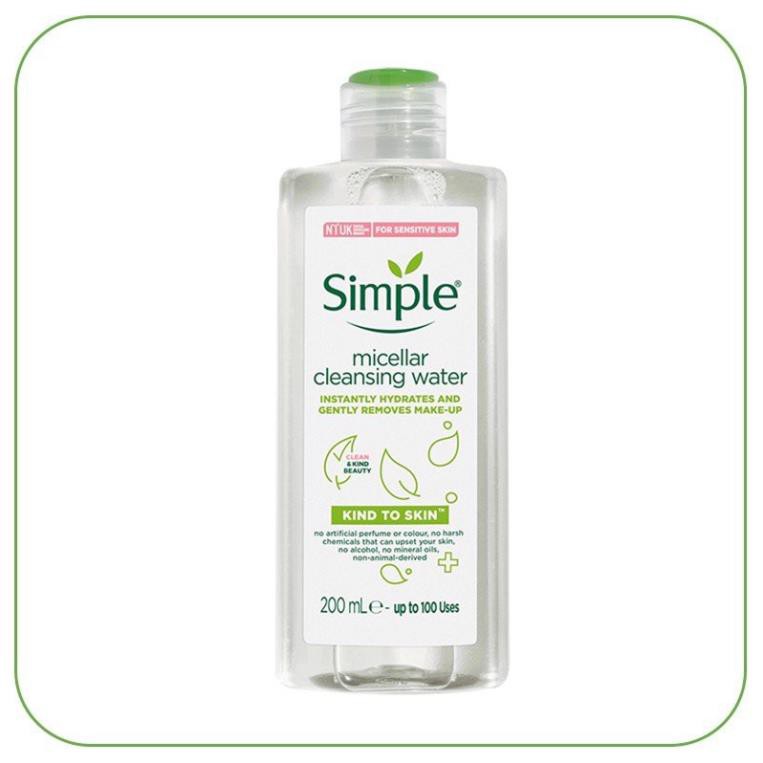 Nước Tẩy Trang Simple Micellar Cleansing Water 200ml