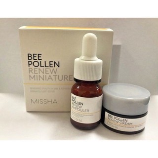 [MISSHA] BỘ DƯỠNG DA MINI PHẤN ONG BEE POLLEN DƯỠNG DA CHUYÊN SÂU PHỤC HỒI TỔN THƯƠNG CHUẨN HÃNG
