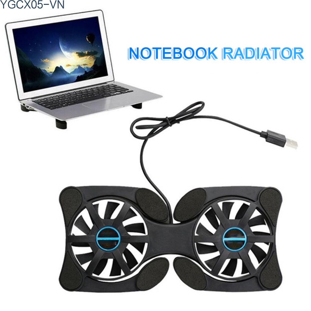 Giá Đỡ Tản Nhiệt Hai Quạt Có Thể Gập Lại Usb Cho Laptop | BigBuy360 - bigbuy360.vn