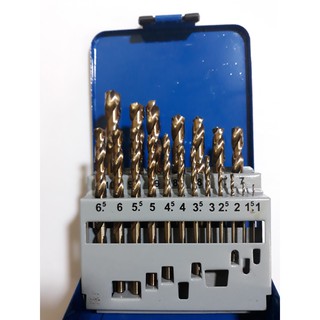 BỘ MŨI KHOAN CHUYÊN KHOAN INOX, SẮT, THÉP.. - 19 CÂY