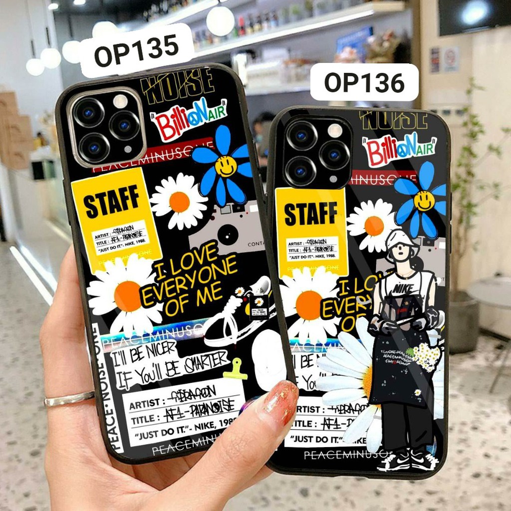 Ốp Lưng Kính Bóng 13ProMax 12ProMax 11ProMax XSMAX X XS 7Plus FUKISHOP