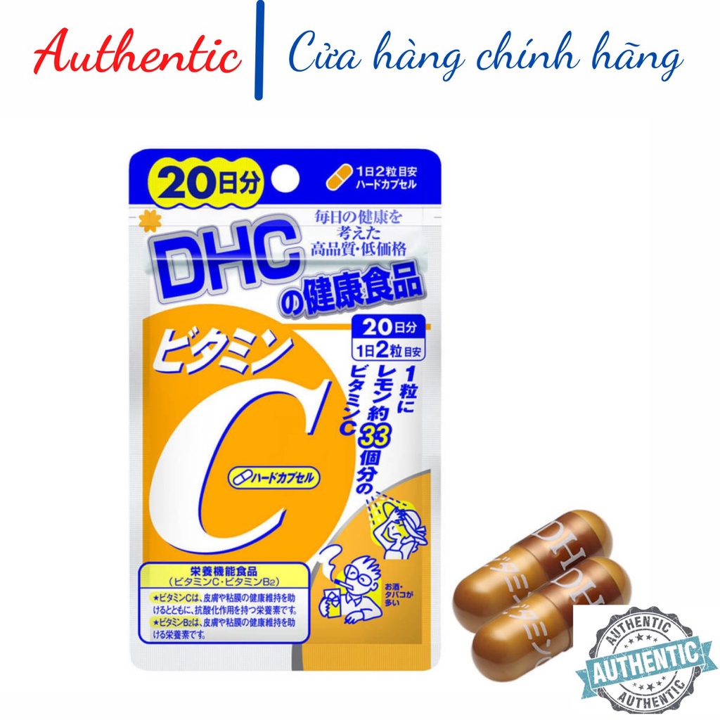 Viên uống DHC bổ sung Vitamin C 40 viên 20 ngày