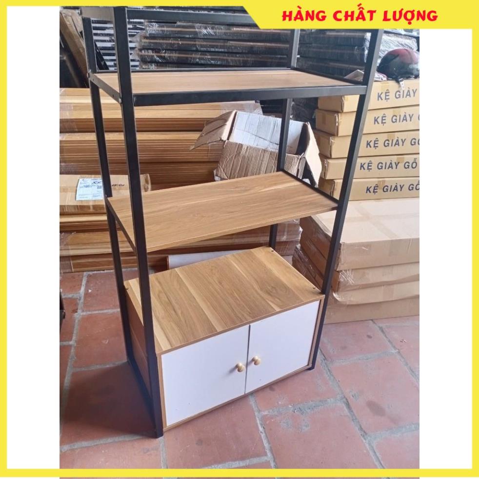 Kệ Gỗ 4 Tầng Nhà Bếp - Kệ Lò Vi Sóng