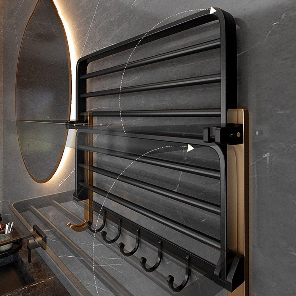 KUNHEV Giá Đỡ Khăn Tắm / Dầu Gội 2 Tầng Mẫu Mới Tiện Lợi Dễ Sử