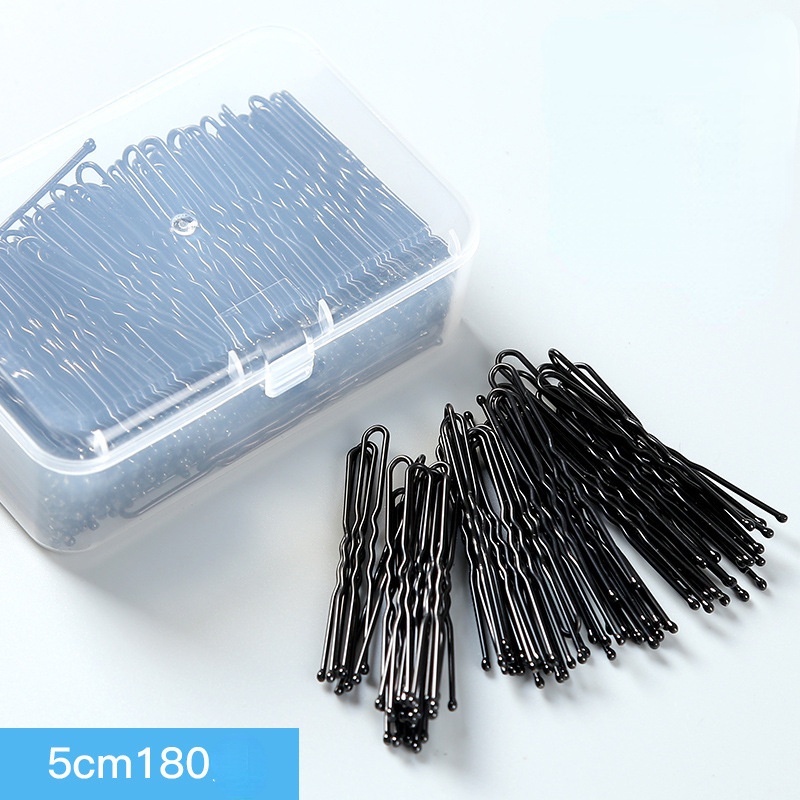 Set Kẹp Tóc Chữ U Màu Đen Đơn Giản