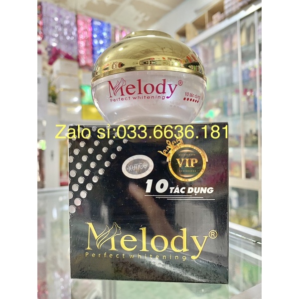kem Melody nám -dưỡng trắng da - 10 tác dụng vip 35g