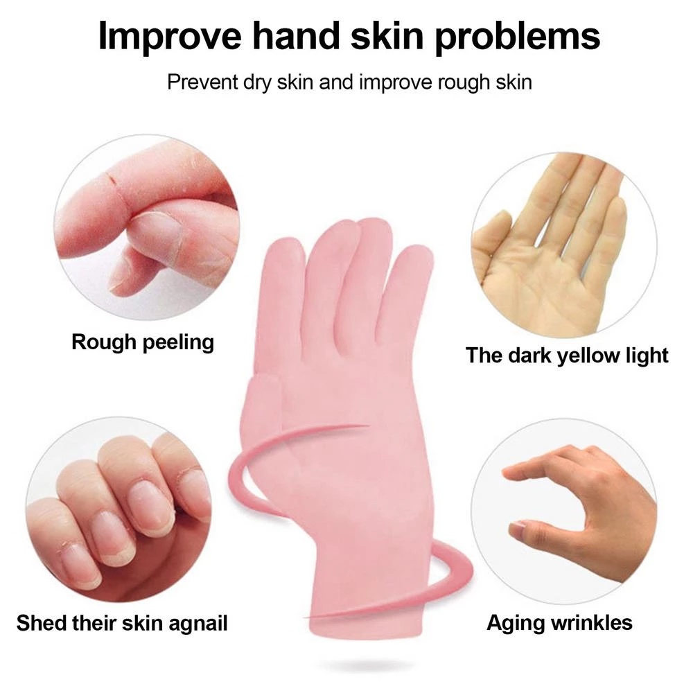 1 Đôi găng tay / vớ silicone tẩy tế bào chết chống khô da