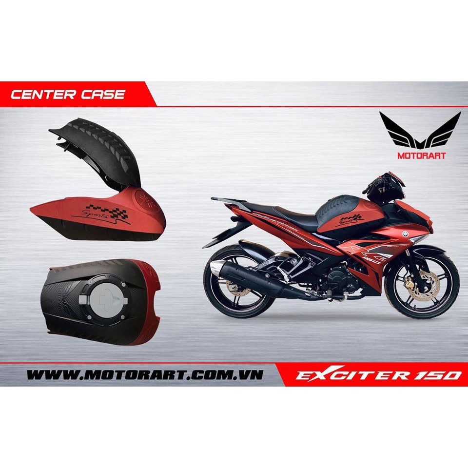 THÙNG ĐỒ KIỂU CHO EXCITER 150 CHÍNH HÃNG MOTOR ART ( full box )