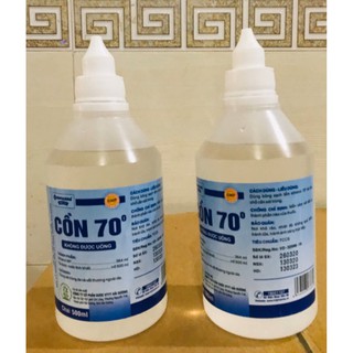 COMBO 2 CHAI  CỒN 70 ĐỘ - 500ML  - HD PHARMA - DUNG DỊCH SÁT KHUẨN