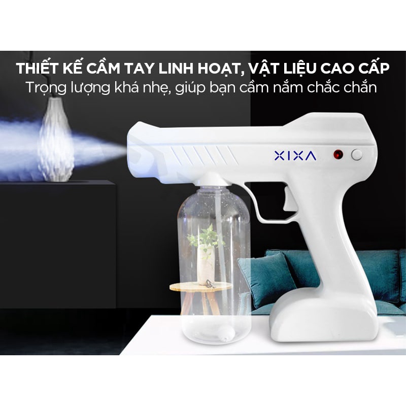 Máy Phun Sương Khử Khuẩn Diệt Khuẩn Không Dây Atomizer Chống Vi Khuẩn Virut Dung Tích 800ML, Súng Phun sát Trùng | BigBuy360 - bigbuy360.vn