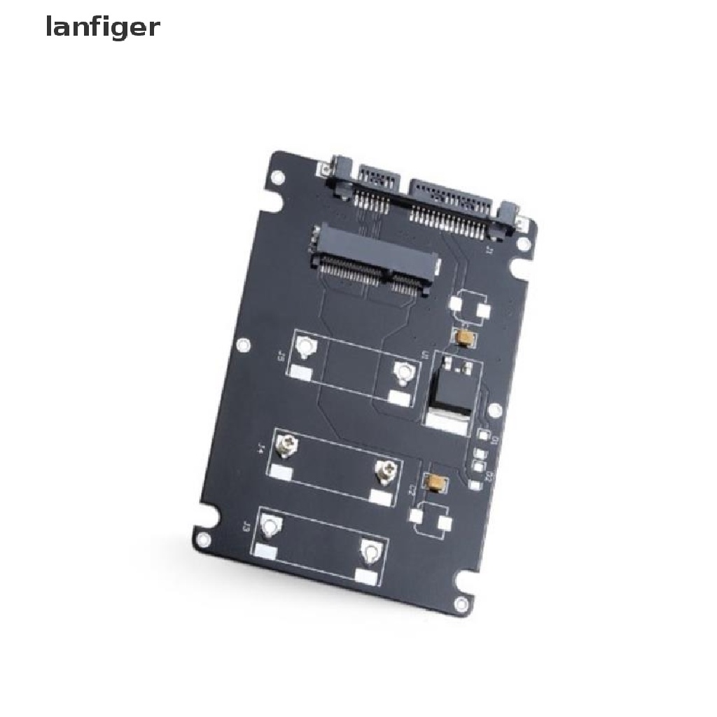 Card Chuyển Đổi Lanf SSD mSATA Sang 2.5 inch SATA 3 Kèm Hộp Đựng 2.5 inch Ốp