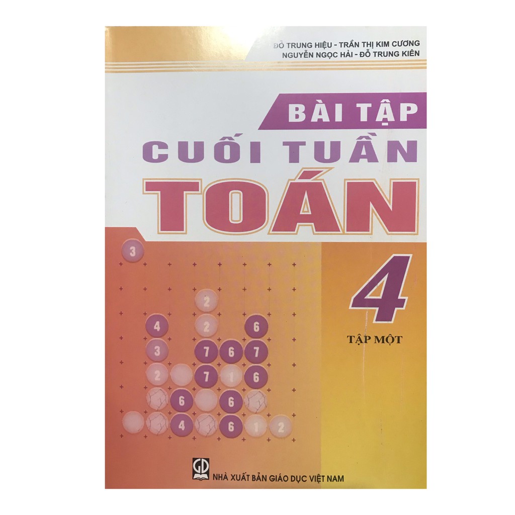 Sách Combo Bài tập cuối tuần Toán lớp 4 ( 2 tập NXB giáo dục)