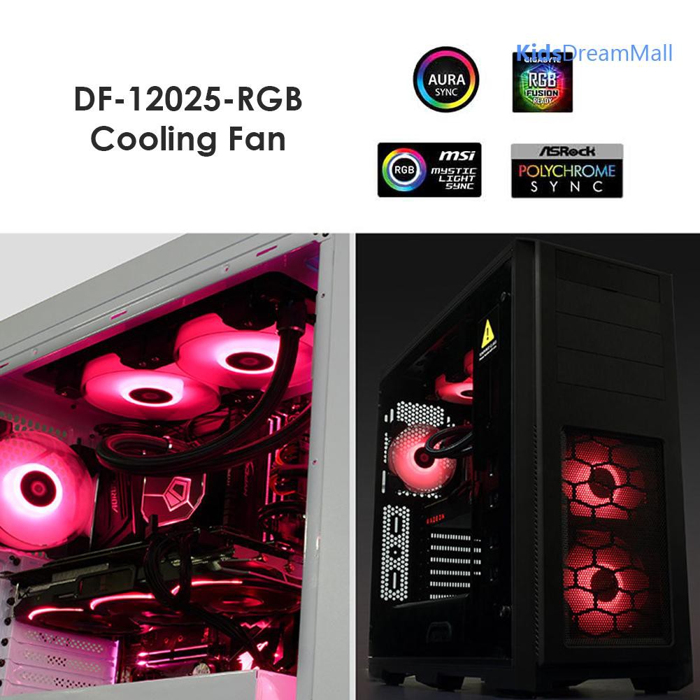 ID-COOLING Quạt Tản Nhiệt Df-12025-Rgb Pwm Pc 120mm