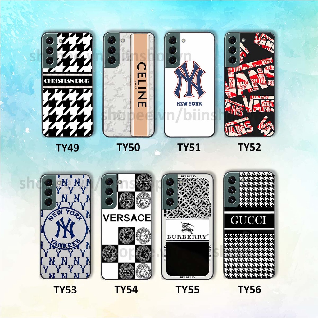Ốp Samsung S22 / S22 Plus / S22 Ultra / S22+ in hình các thương hiệu nổi tiếng siêu đẹp, thời trang cá tính