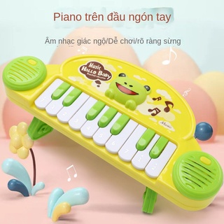 FPhim hoạt hình trẻ em piano điện tử đồ chơi sơ sinh giáo dục sớm âm nhạc có thể sạc lại nhỏ cụ