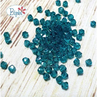 100 viên pha lê Tiệp màu xanh bluezircon