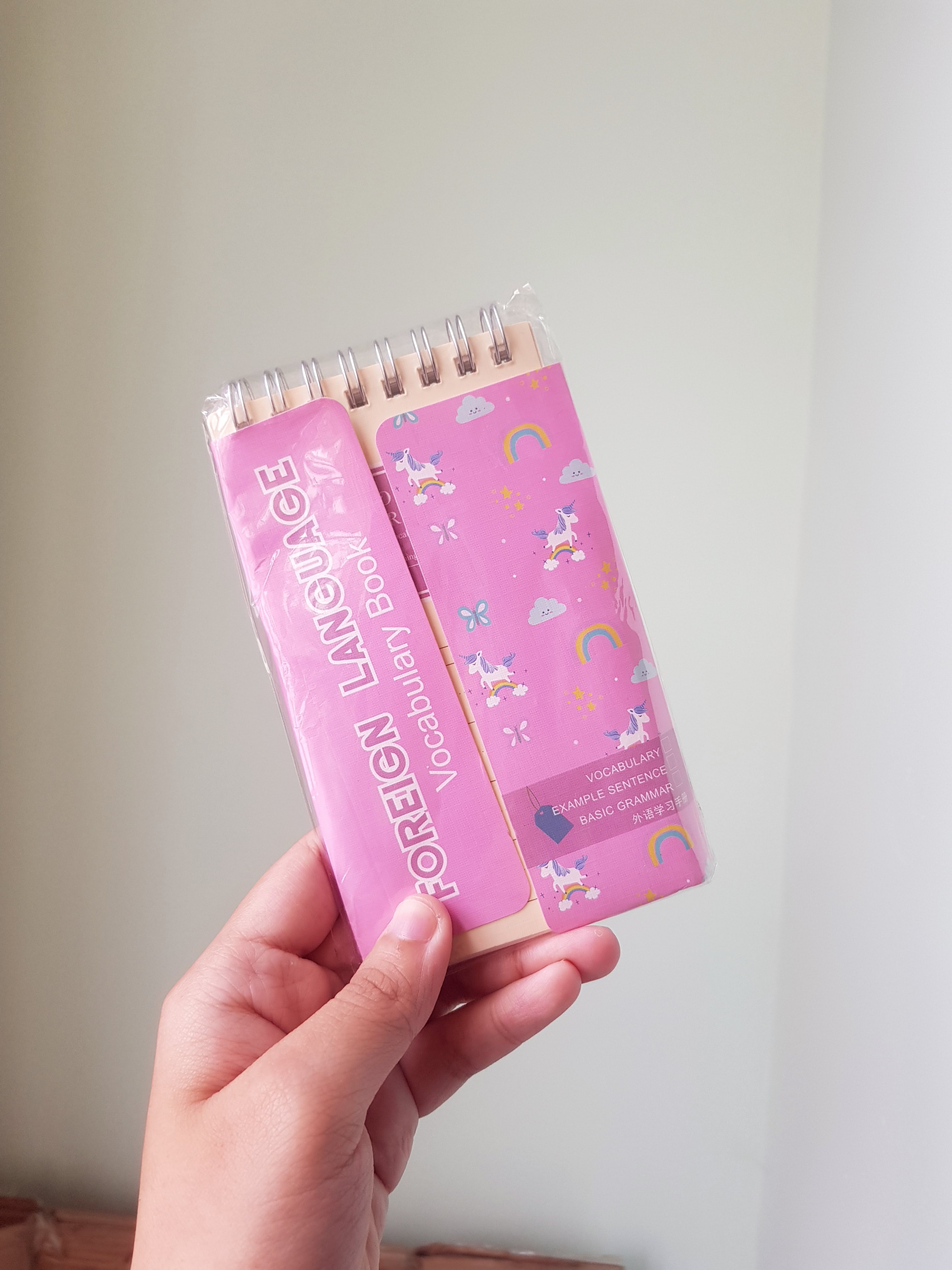 Sổ từ vựng hỗ trợ học tiếng anh, ngoại ngữ