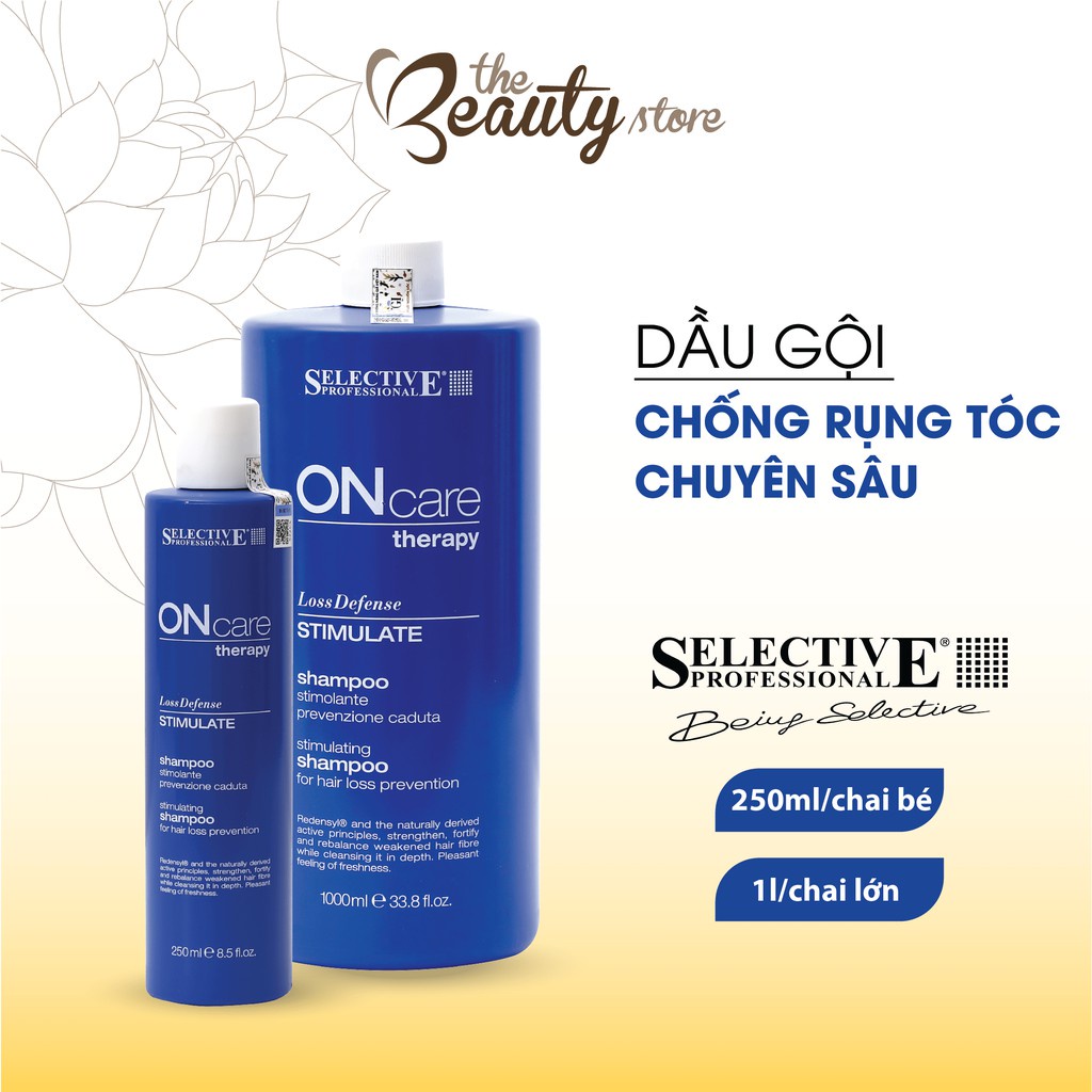 Combo Dầu Gội Xả Chống Rụng Tóc Chuyên Sâu, Kích Mọc Tóc Selective Dành Cho Tóc Yếu Mảnh Loss Defense 250ml-1000ml 76510