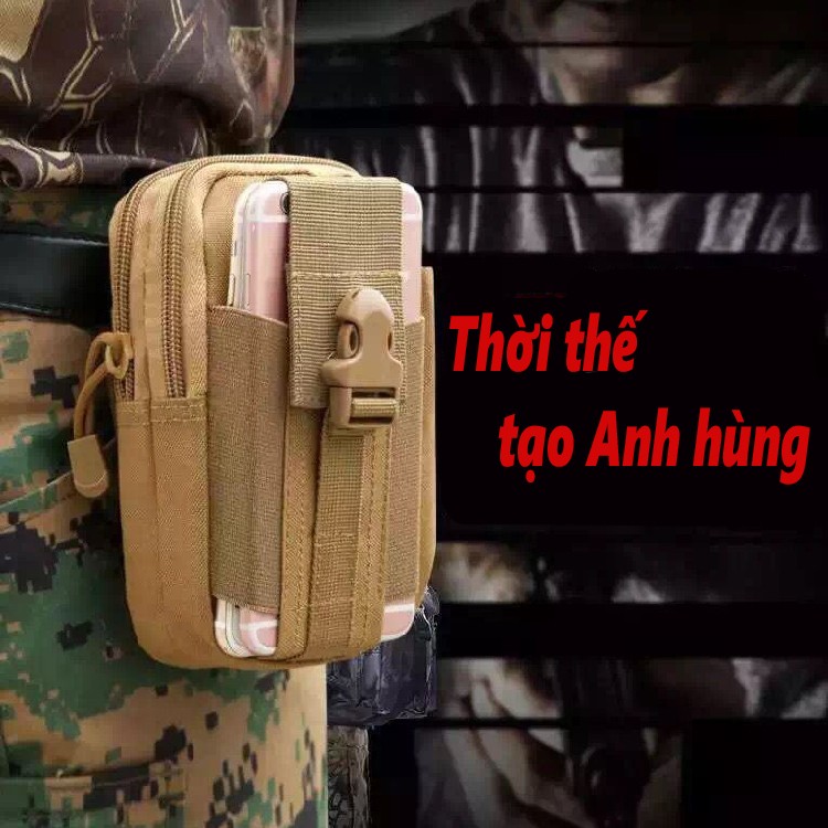 Túi đeo thắt lưng nam nhiều ngăn, tiện dụng