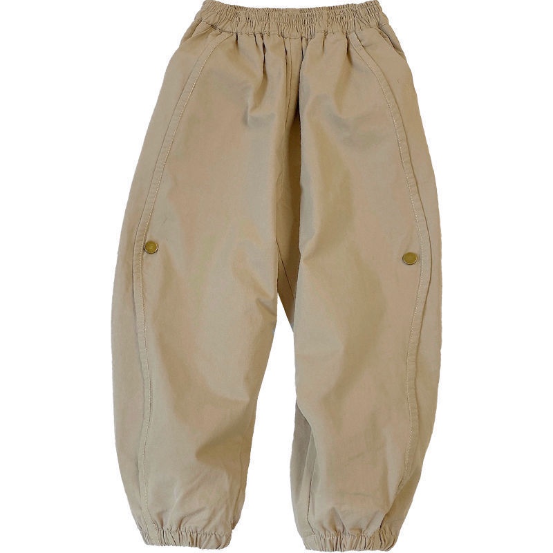 Quần Yếm Cotton Dáng Suông Năng Động Thời Trang Phong Cách Hàn Quốc Cho Bé Trai