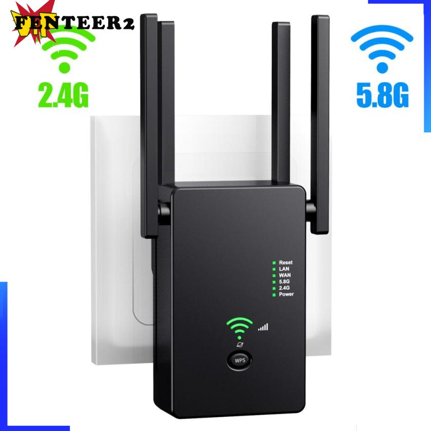 (Fenteer2 3c) Mở Rộng Tín Hiệu Wifi Màu Đen