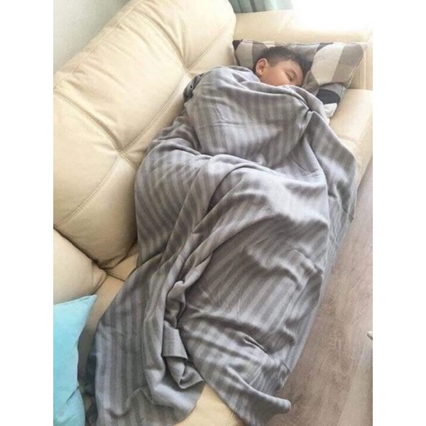 ❤️Chăn kẻ ikea sợi bông siêu nhẹ giá rẻ❤️