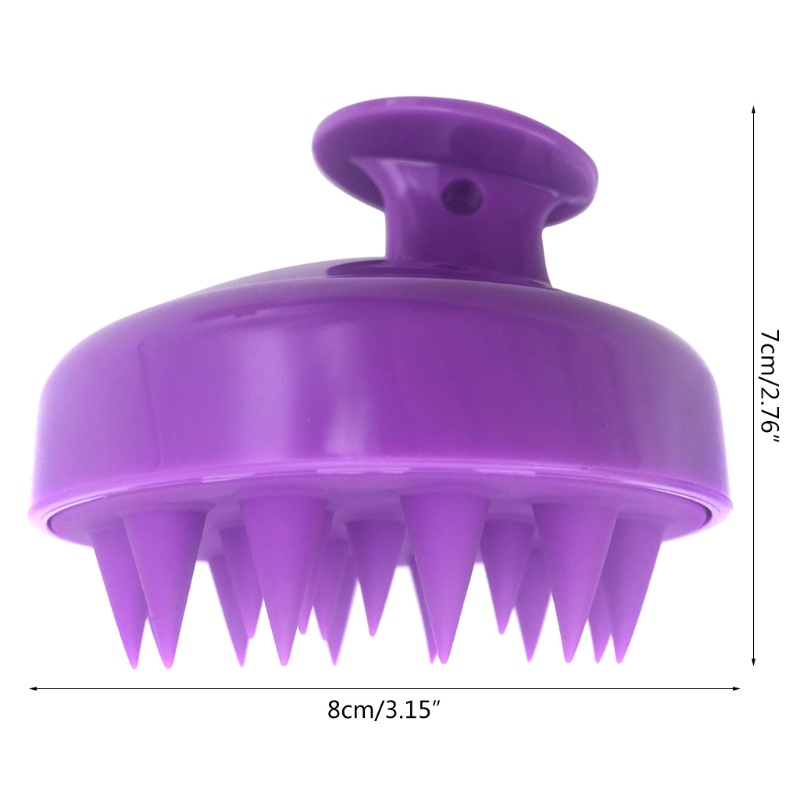 Bàn Chải Gội Đầu Massage Tẩy Tế Bào Chết Bằng Silicone Tiện Lợi YOUYO