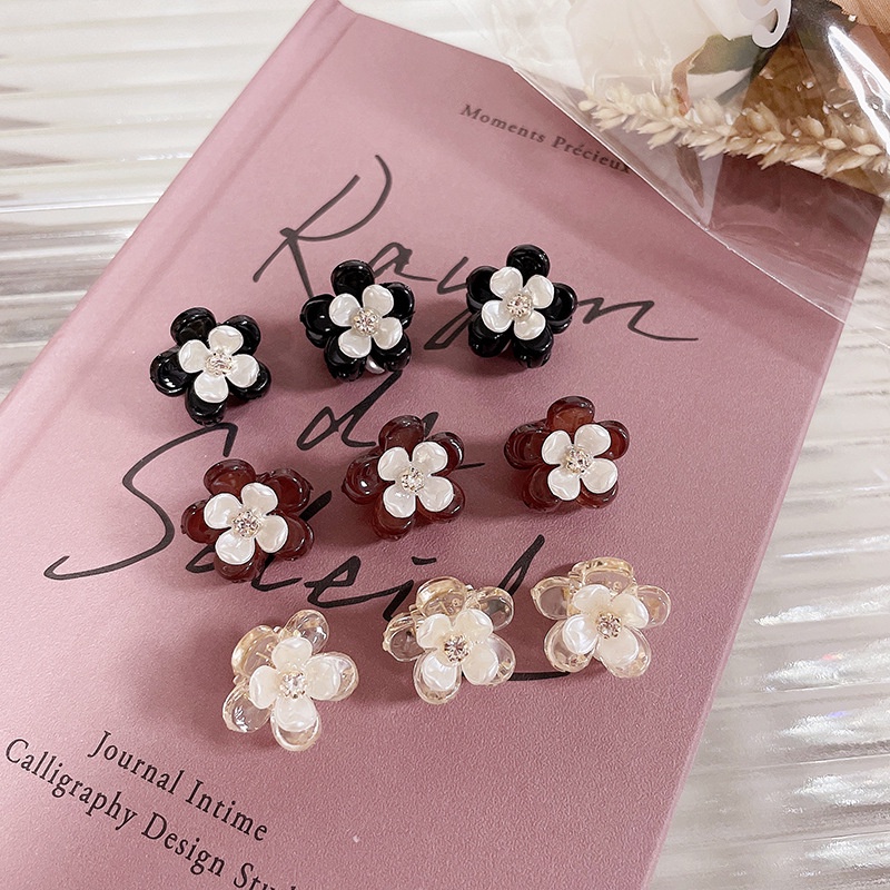 Kẹp Tóc Nhỏ Hình Bông Hoa Đính Ngọc Trai Giả Thời Trang 2022
