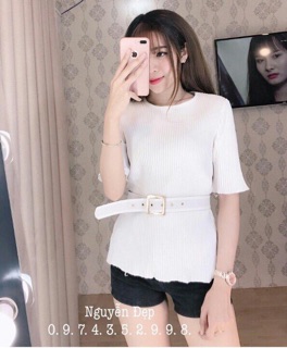 Áo Dập Ly FR Kèm BELT QC