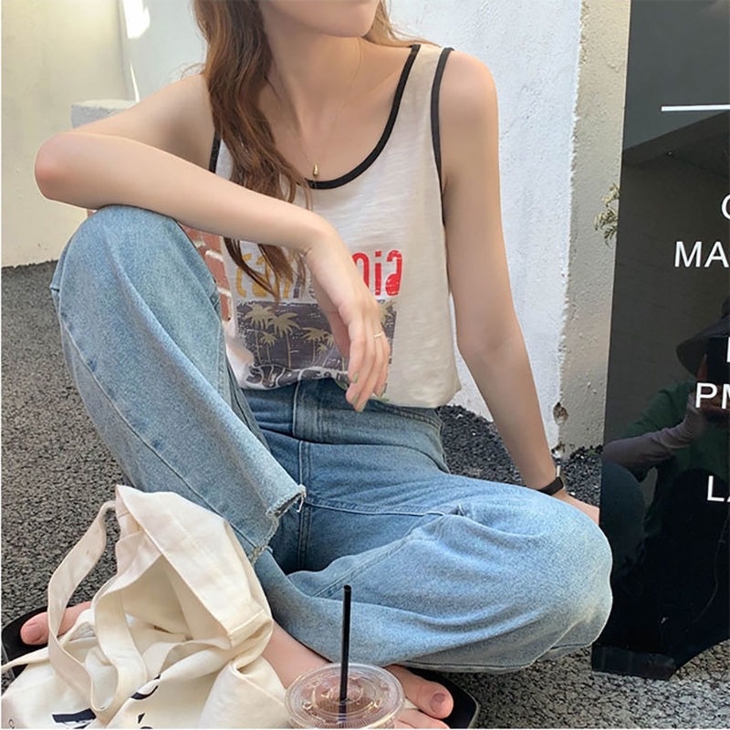 Áo Không Tay Thiết Kế Phong Cách Mùa Hè Cổ Điển Hợp Thời Trang Mới Cho Nữ