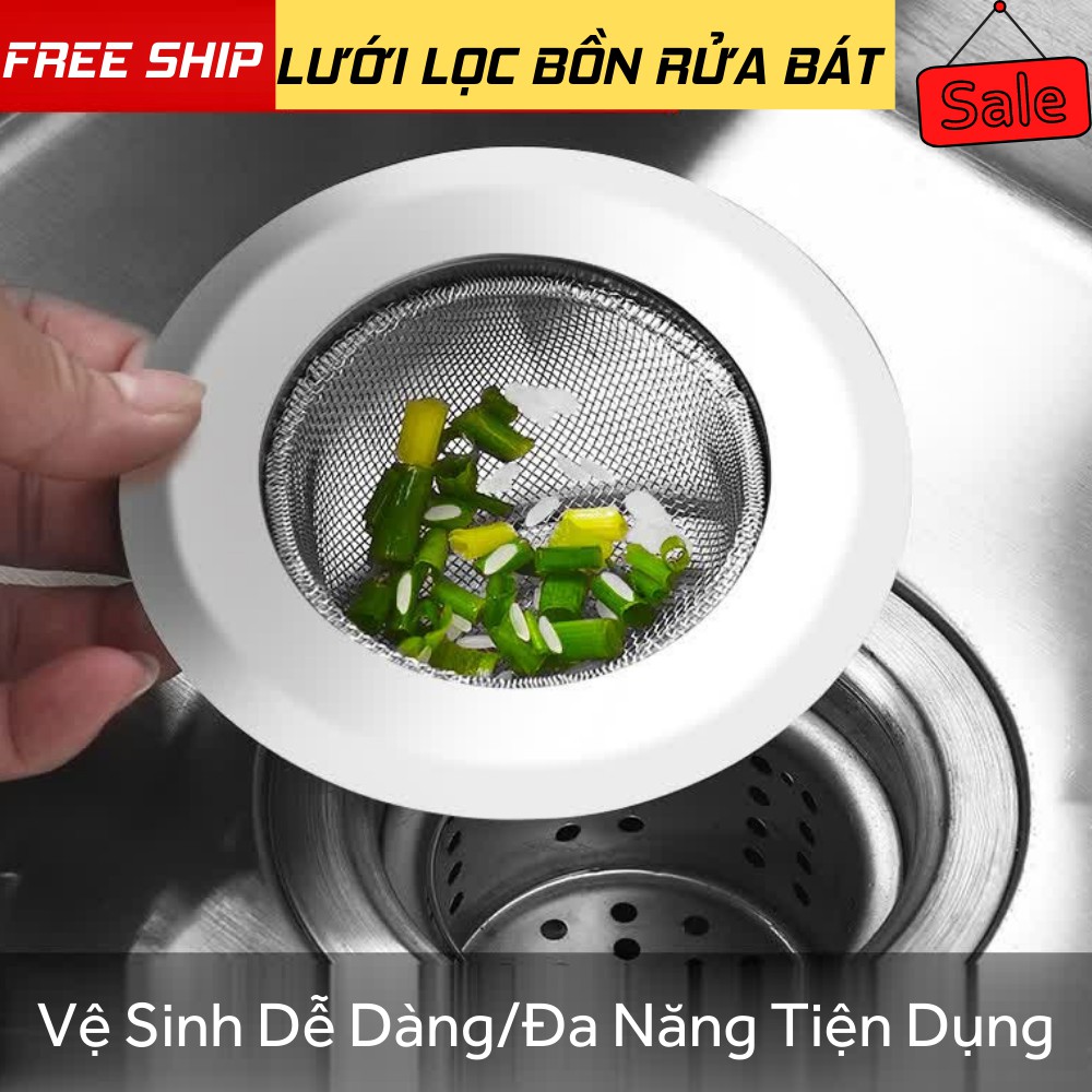 Lưới lọc bát bồn rửa bát tiện dụng không gỉ TIME HOME