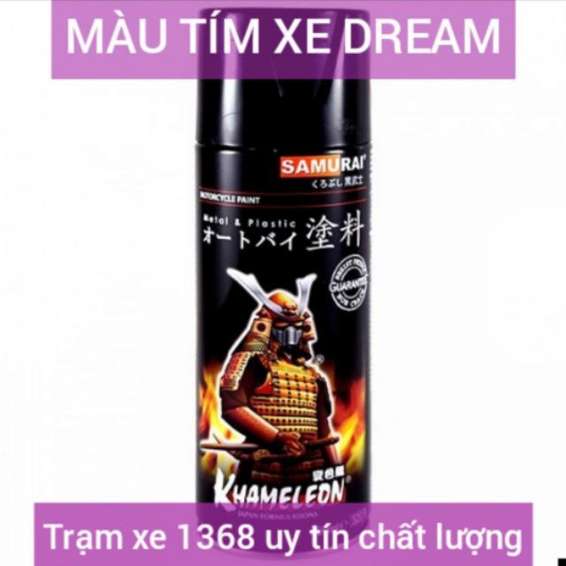 SƠN SAMURAI MÀU TÍM NHO XE DREAM TCH611