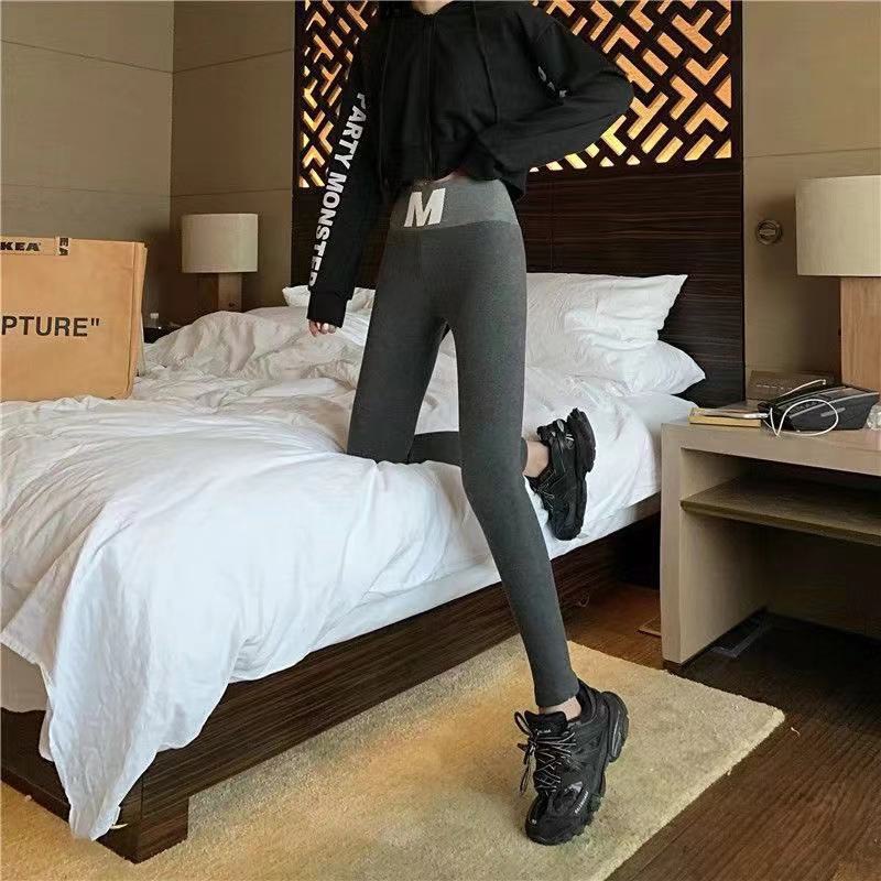 Quần legging, Quần Legging nữ cao cấp dáng dài cạp cao chống xoắn, dài lưng giữ nhiệt leggin thun ôm bó vải dày dặn M | BigBuy360 - bigbuy360.vn