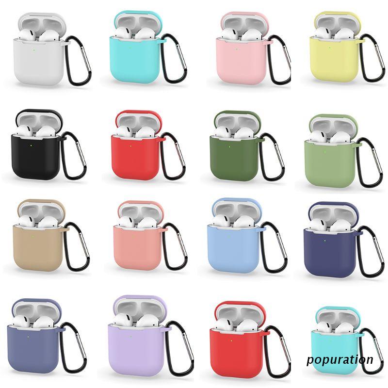 Vỏ Bảo Vệ Hộp Sạc Tai Nghe Airpods 2 Apple airpods2 Mini Dễ Thương Kèm Móc Khóa