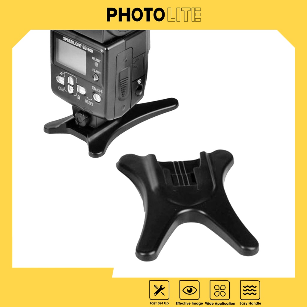 Chân vịt flash cầm tay Photolite PA175 dùng gắn vào tripod, chân đèn chụp studio, chụp ngoại cảnh