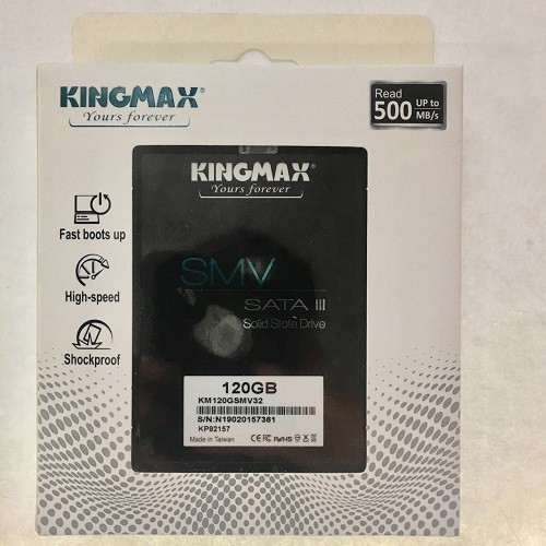 Ổ CỨNG SSD 240GB / 120GB KINGMAX Sata III 2.5Inch SMV32- BH 12 THÁNG