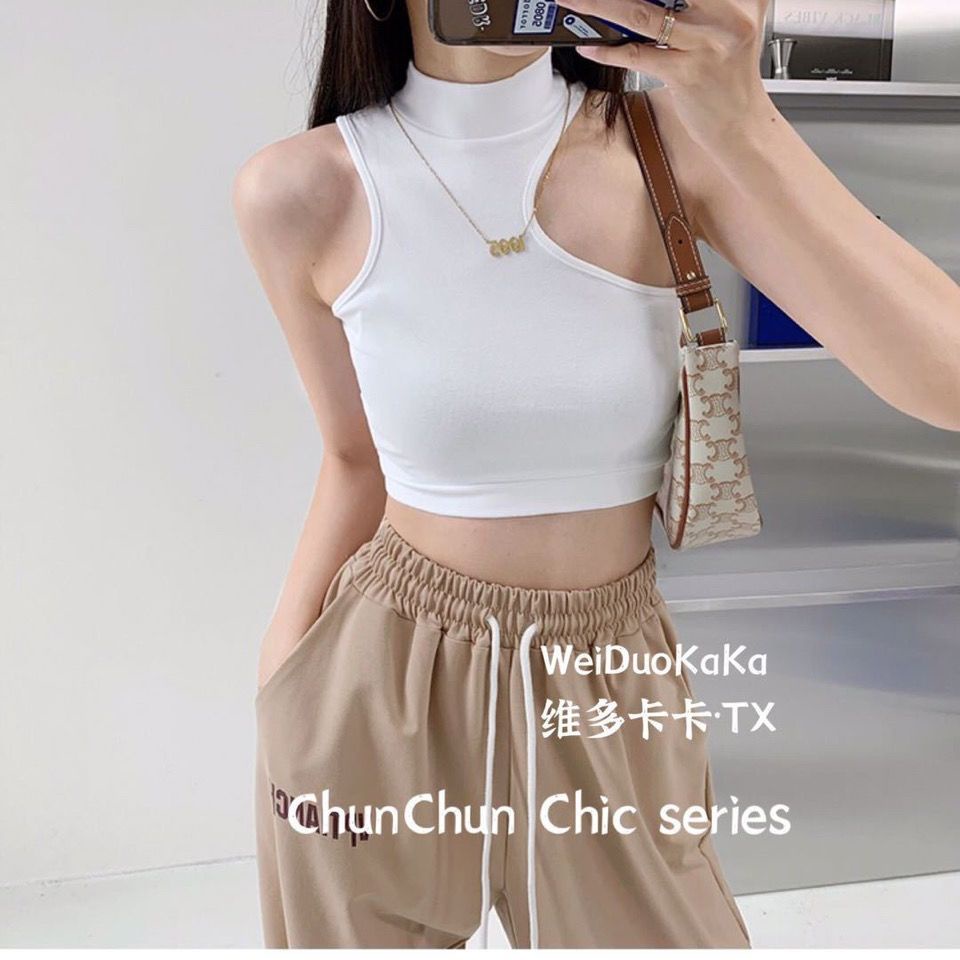 COZOK Áo cổ yếm không tay đa năng thời trang