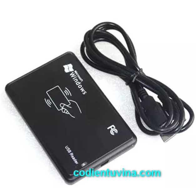 Đầu đọc thẻ RFID 125KHz USB (Đầu đọc thẻ RFID cổng USB JT308)