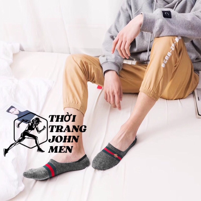 TẤT VỚ LƯỜI NAM NỮ CAO CẤP, COMBO 3 ĐÔI VẢI COTTON CÓ ĐỆM SILICON CHỐNG TỤT GÓT, KHỬ MÙI HÔI CHÂN KHI ĐI SOCK ADS GU9805